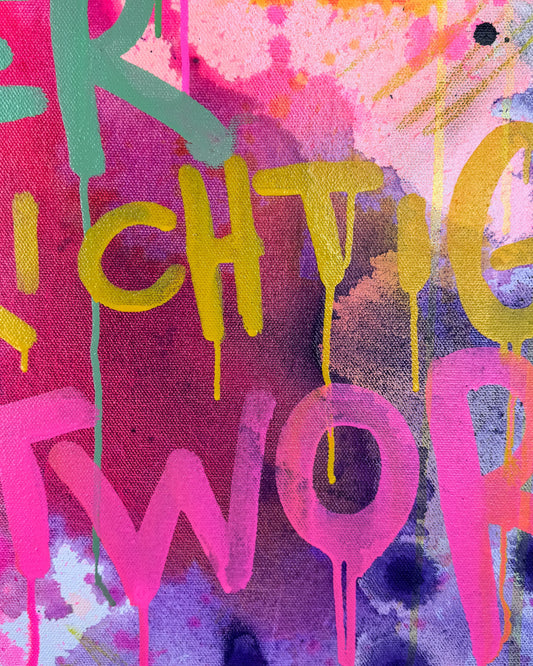 Die Antwort ┃ Canvas ┃ ORIGINAL ARTWORT