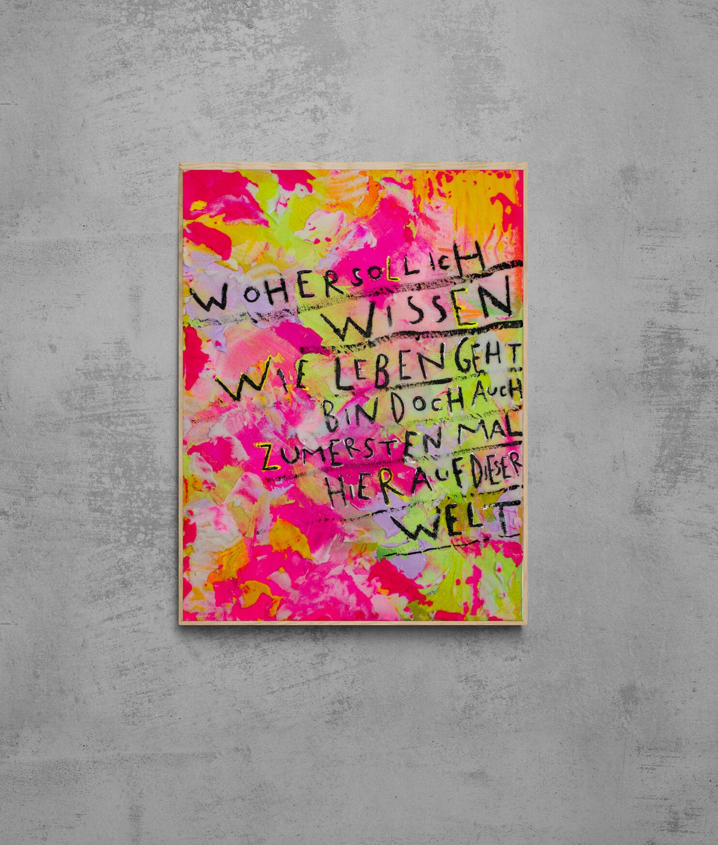 Der erste Versuch┃ Canvas ┃ORIGINAL ARTWORK - Natalie Irber