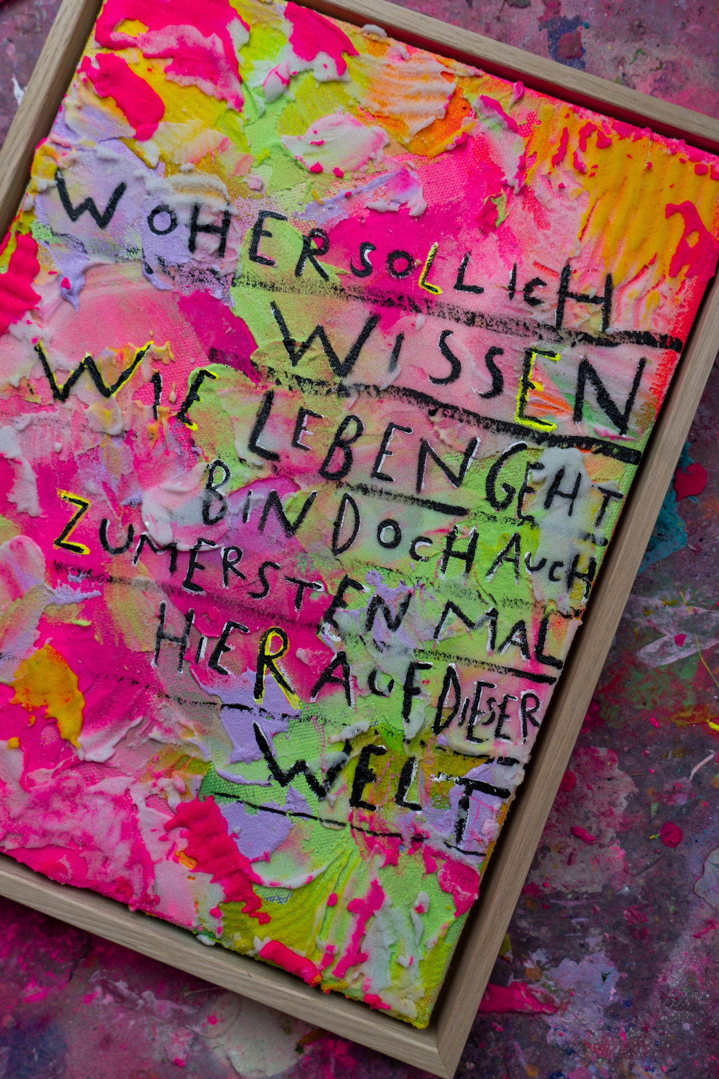 Der erste Versuch┃ Canvas ┃ORIGINAL ARTWORK - Natalie Irber