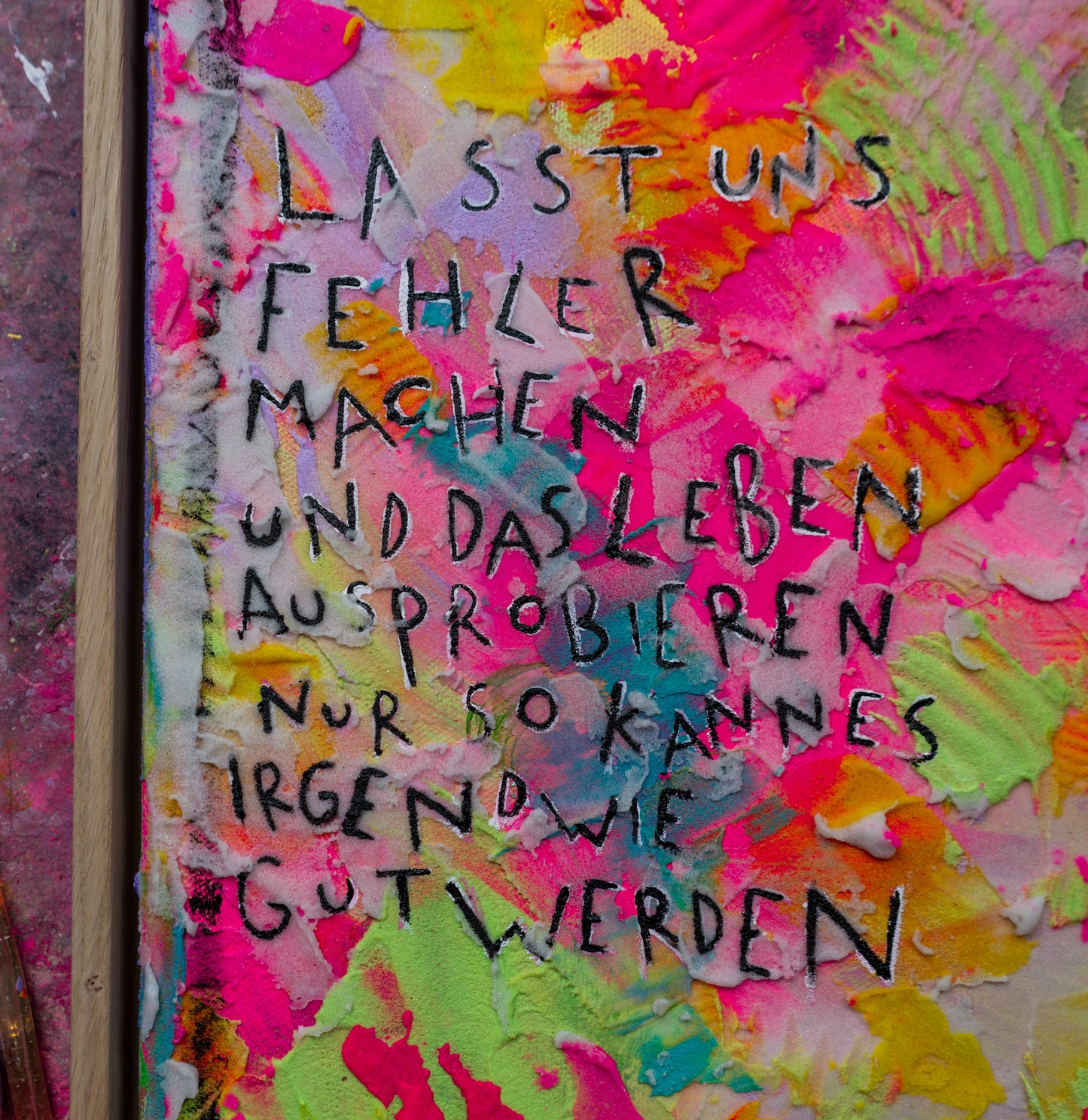 Lernhelfer ┃ Canvas ┃ORIGINAL ARTWORK - Natalie Irber