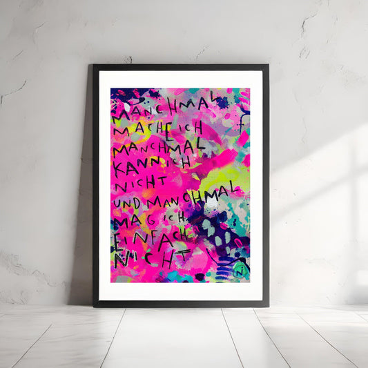 Manchmal┃Print┃ - Natalie Irber