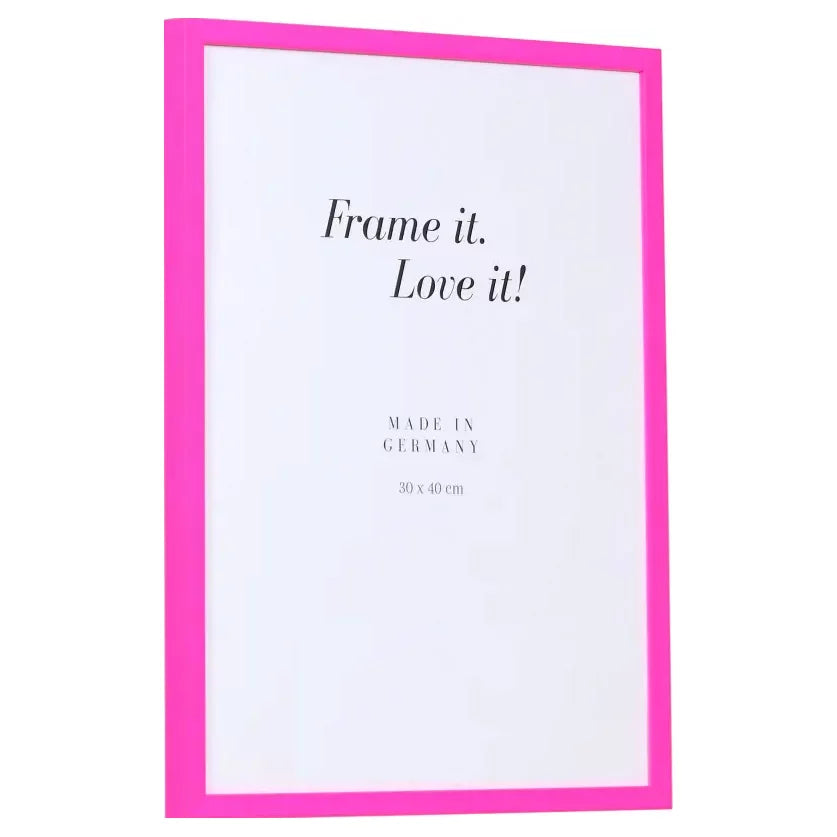 Bilderrahmen Holz Neonpink
