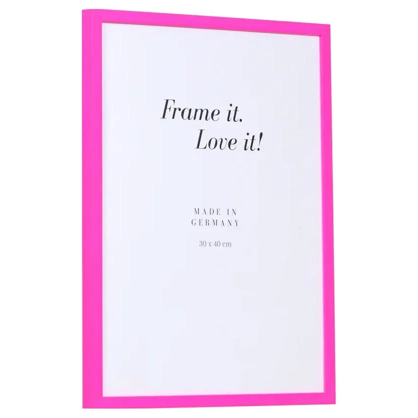 Bilderrahmen Holz Neonpink