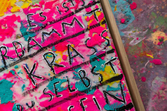 Sei krass sei du ┃ Canvas ┃ORIGINAL ARTWORK - Natalie Irber