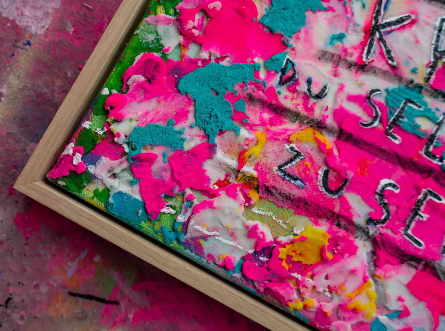 Sei krass sei du ┃ Canvas ┃ORIGINAL ARTWORK - Natalie Irber