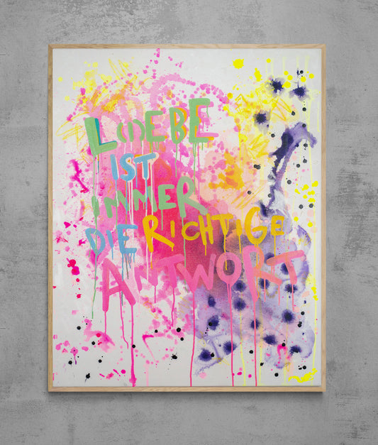 Die Antwort ┃ Canvas ┃ ORIGINAL ARTWORT