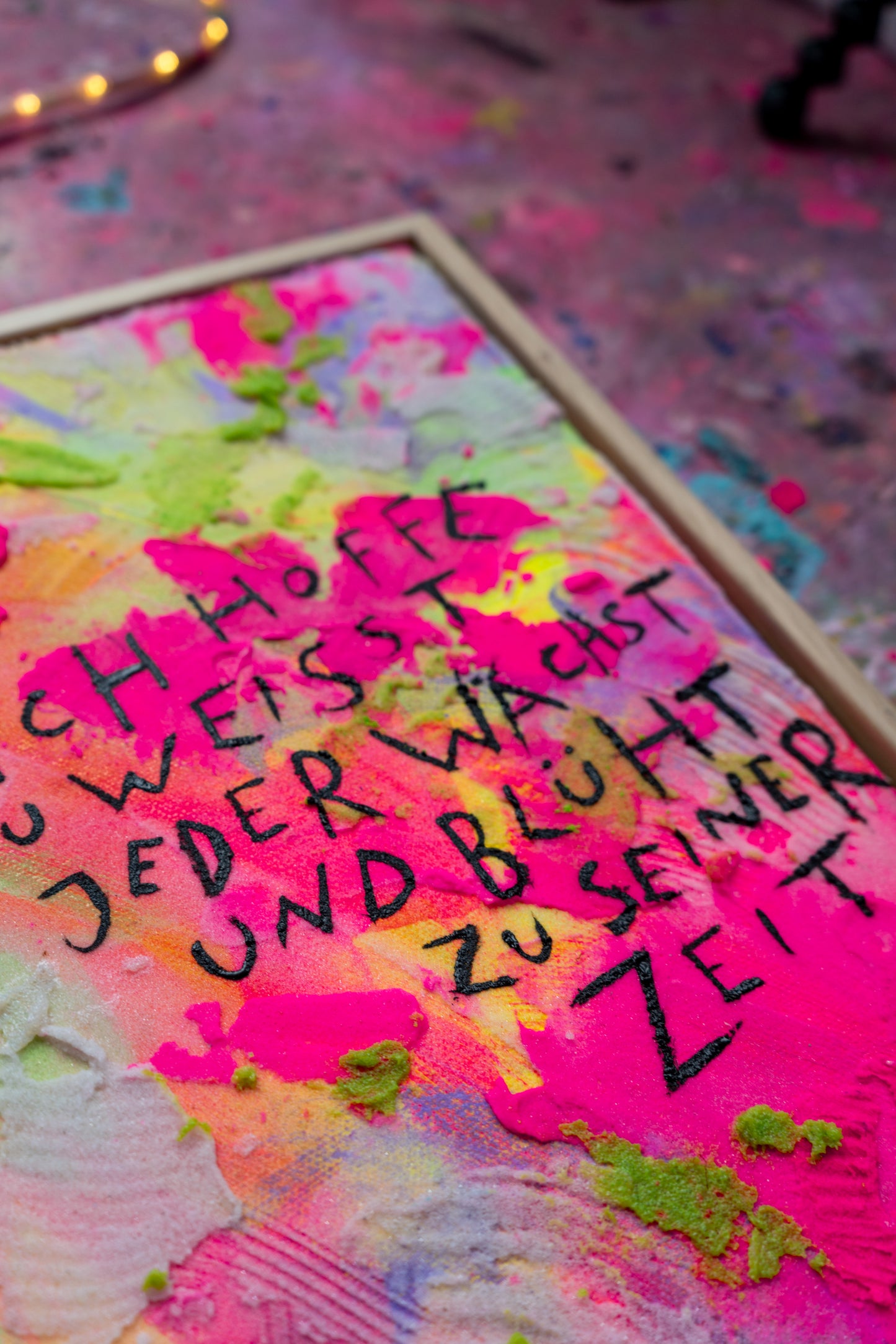 Wie die Blumen┃ Canvas ┃ORIGINAL ARTWORK - Natalie Irber