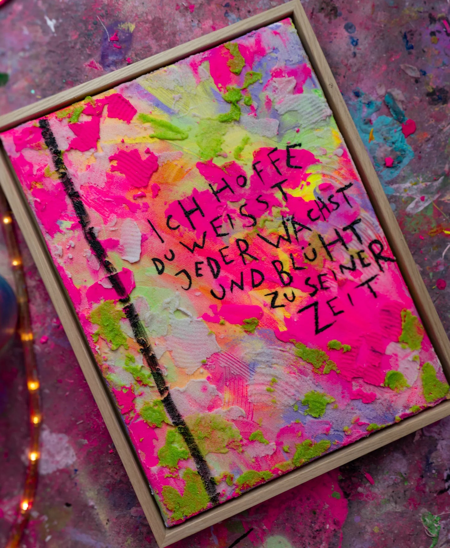 Wie die Blumen┃ Canvas ┃ORIGINAL ARTWORK - Natalie Irber