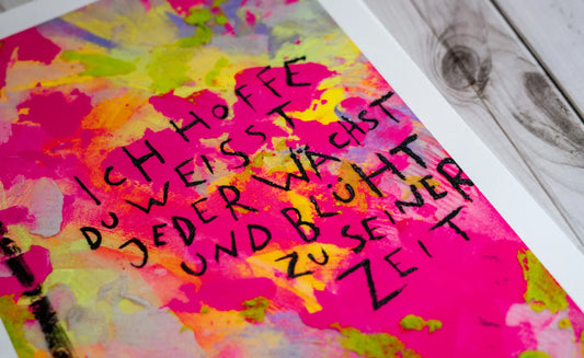 Wie die Blumen┃Print┃ - Natalie Irber