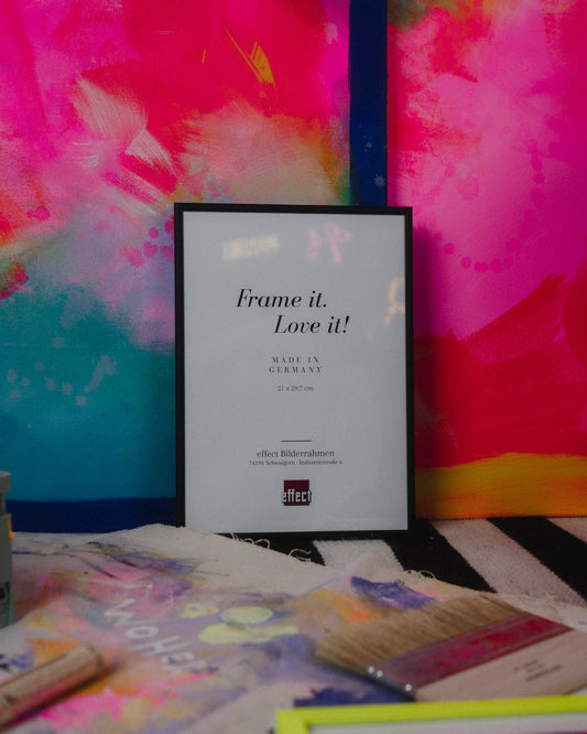 Bilderrahmen Aluminium Schwarz