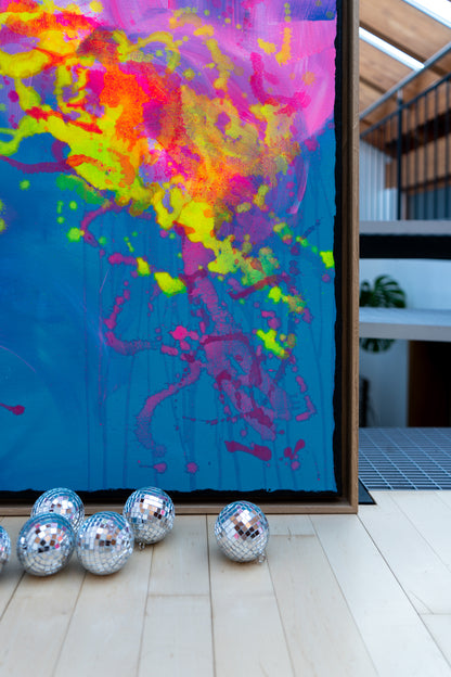 Die liegende 8 ┃ Canvas ┃ ORIGINAL ARTWORT