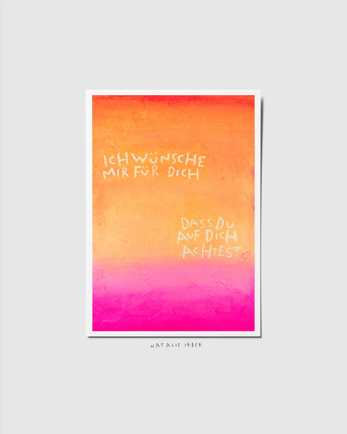 Achtsam┃ Postkarte