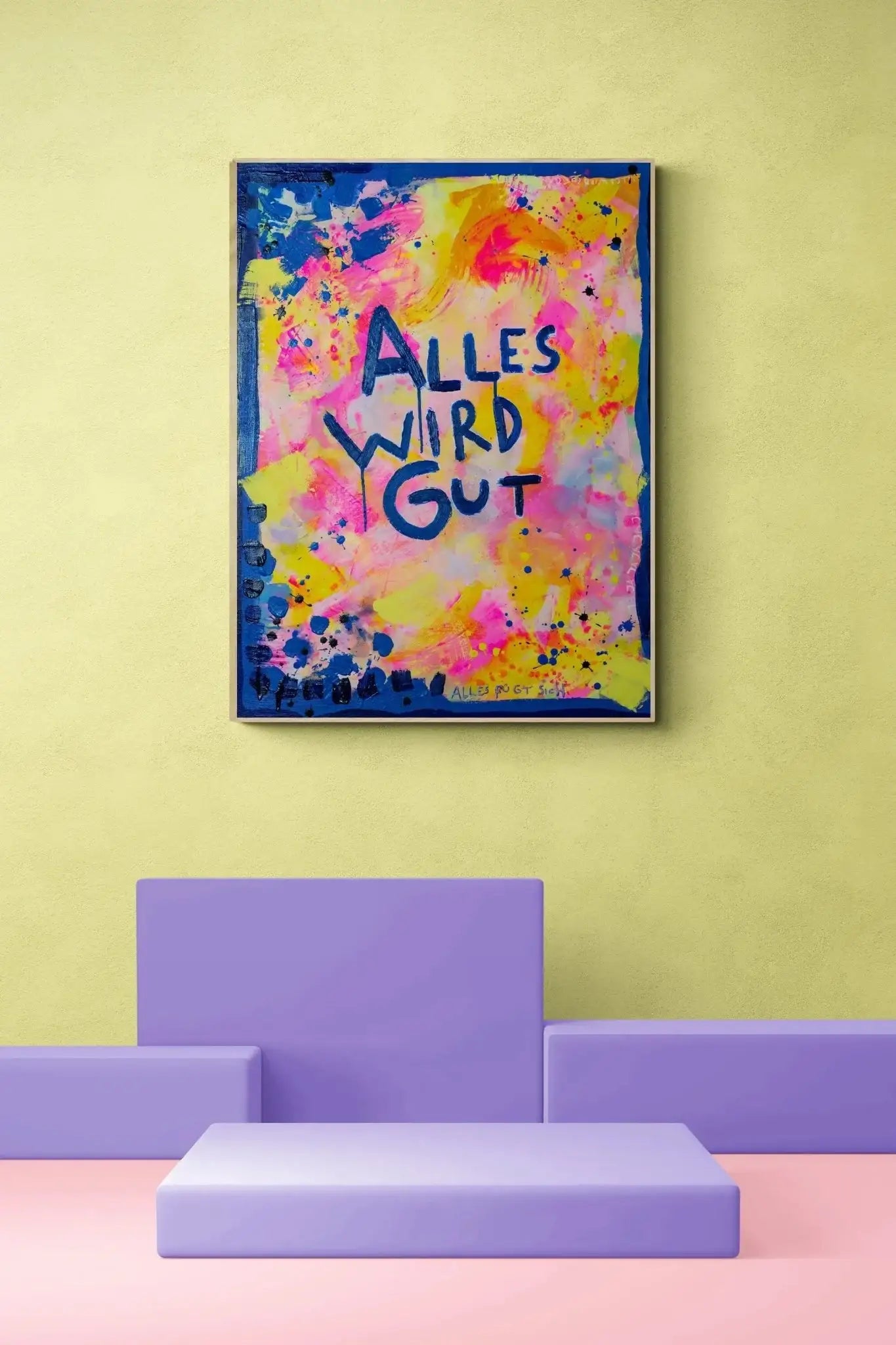 Alles wird gut ┃ Canvas ┃ ORIGINAL ARTWORT - Natalie Irber