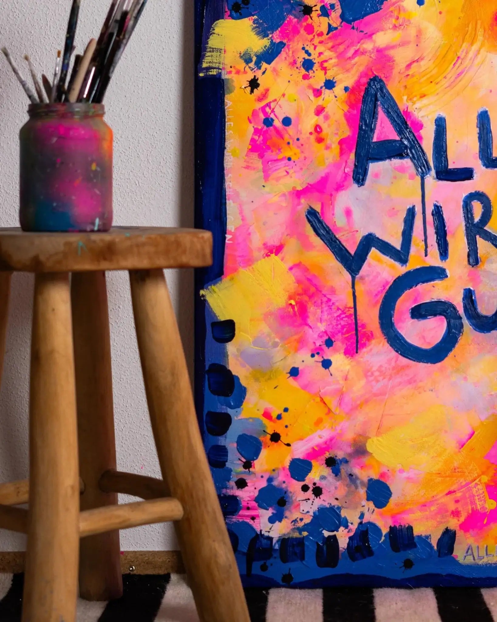 Alles wird gut ┃ Canvas ┃ ORIGINAL ARTWORT - Natalie Irber