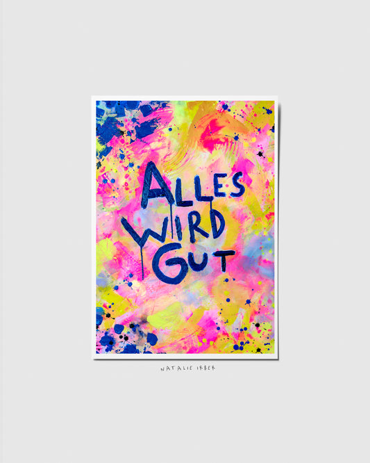 Alles wird gut┃ Postkarte
