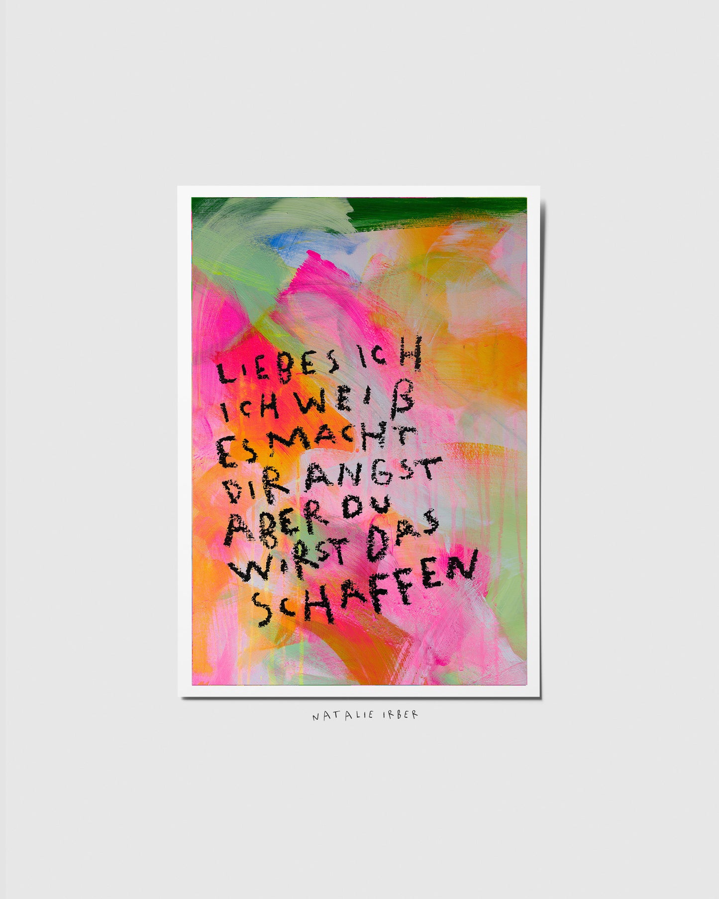 AusAngstWirdMut┃ Postkarte
