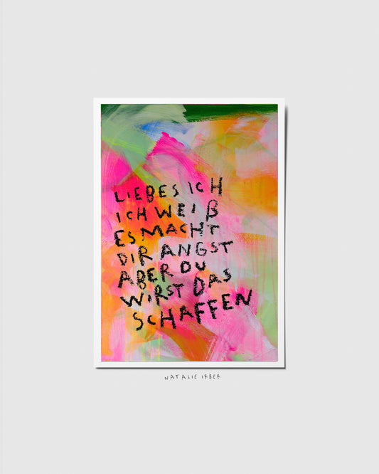 AusAngstWirdMut┃ Postkarte