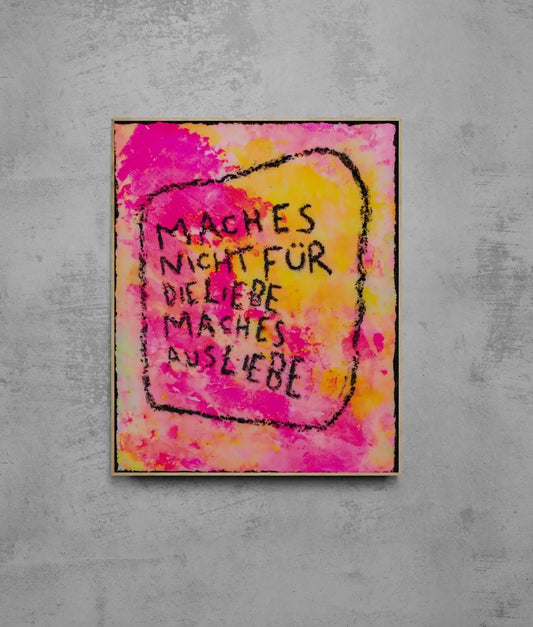Aus Liebe┃ Canvas ┃ORIGINAL ARTWORK - Natalie Irber