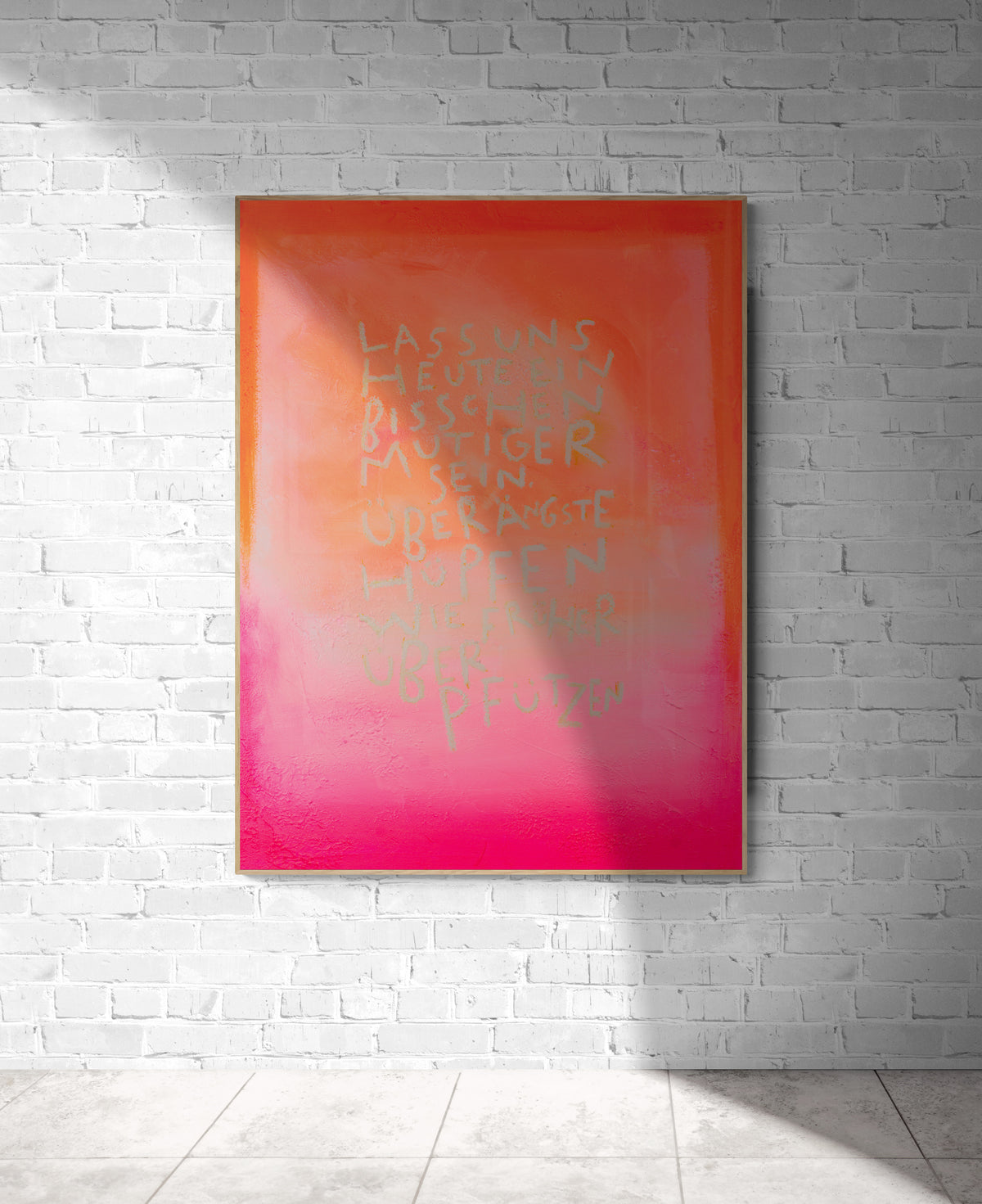 Hüpfen┃ Canvas ┃ORIGINAL ARTWORK