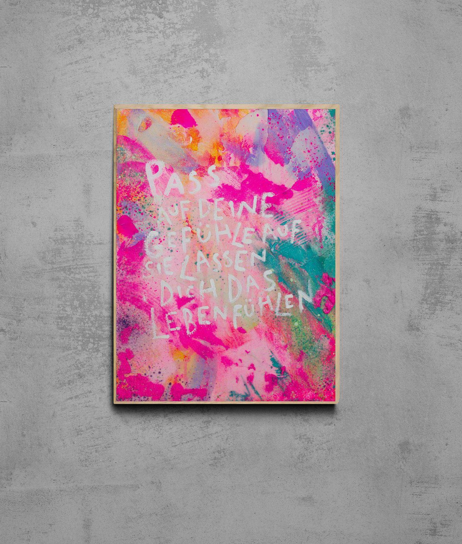 Das Leben fühlen┃ Canvas ┃ORIGINAL ARTWORK - Natalie Irber