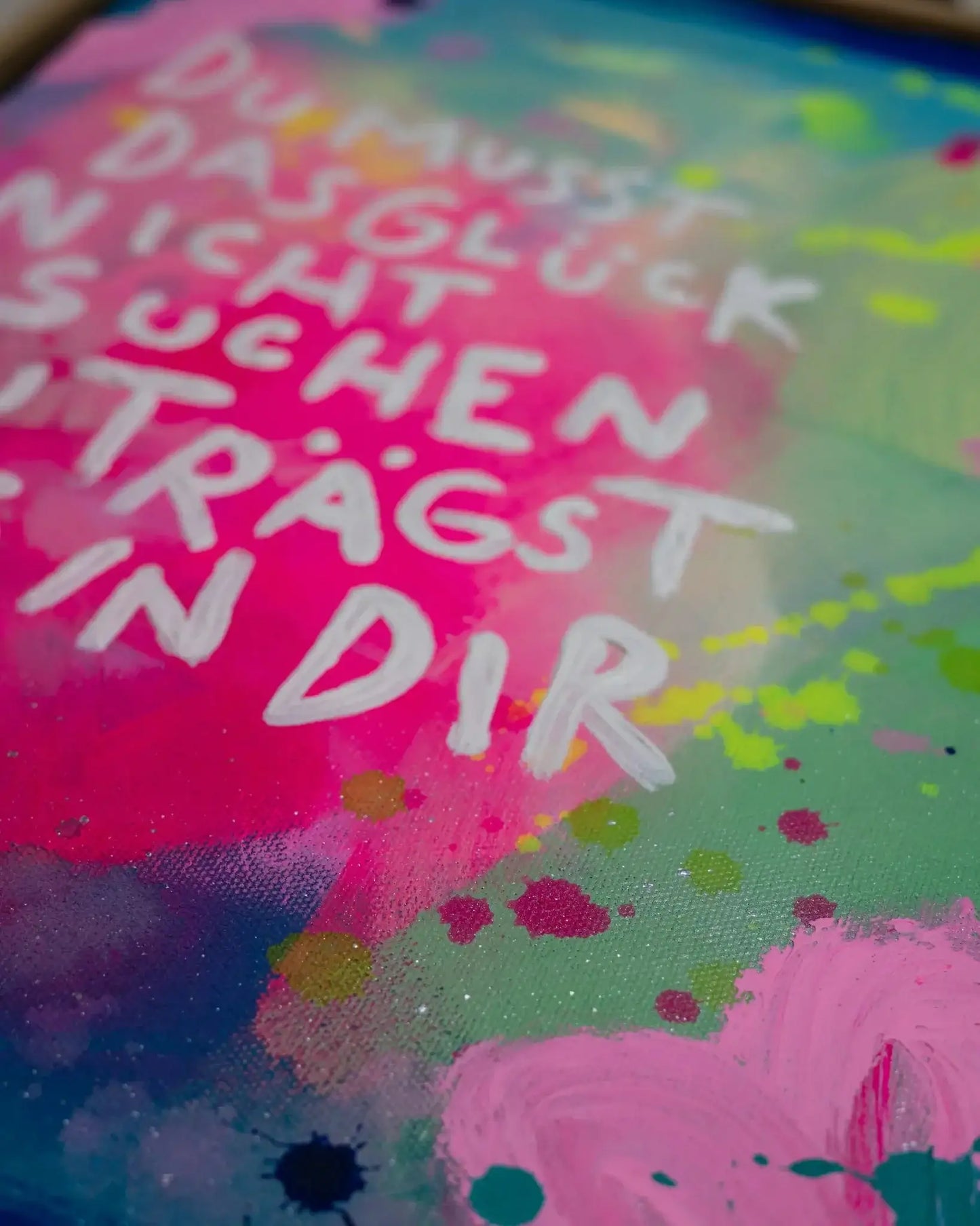 DasGlück┃ Canvas ┃ORIGINAL ARTWORK - Natalie Irber