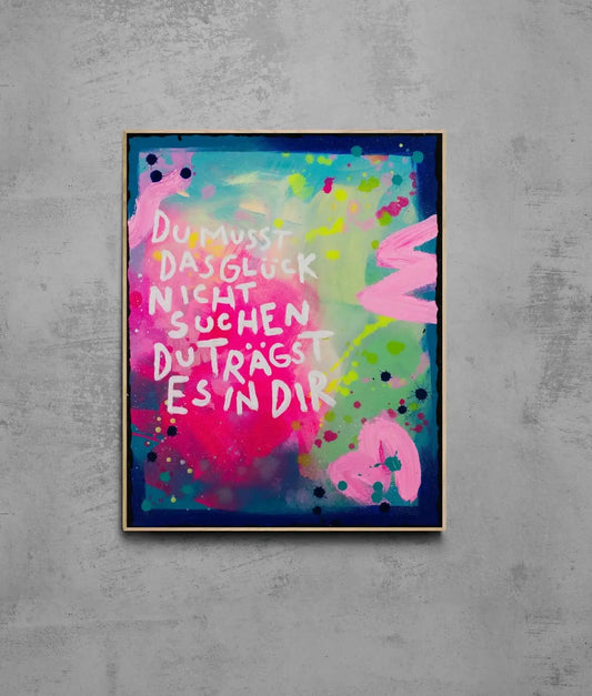 DasGlück┃ Canvas ┃ORIGINAL ARTWORK - Natalie Irber