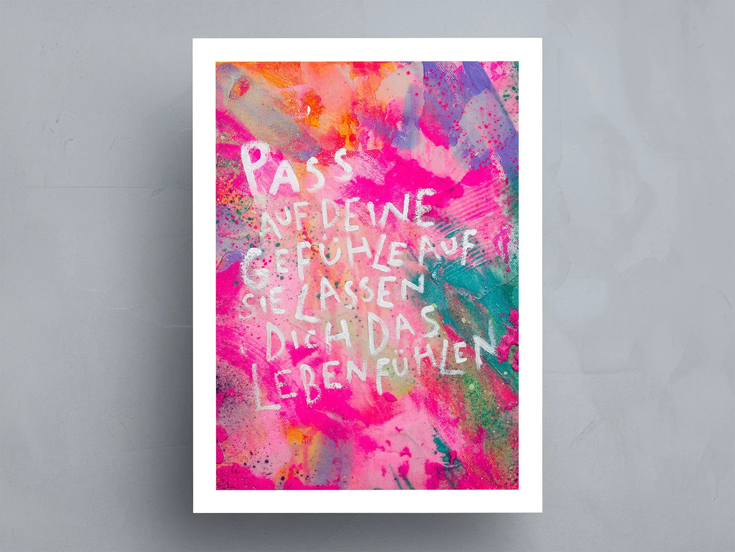 Das Leben fühlen┃Print┃