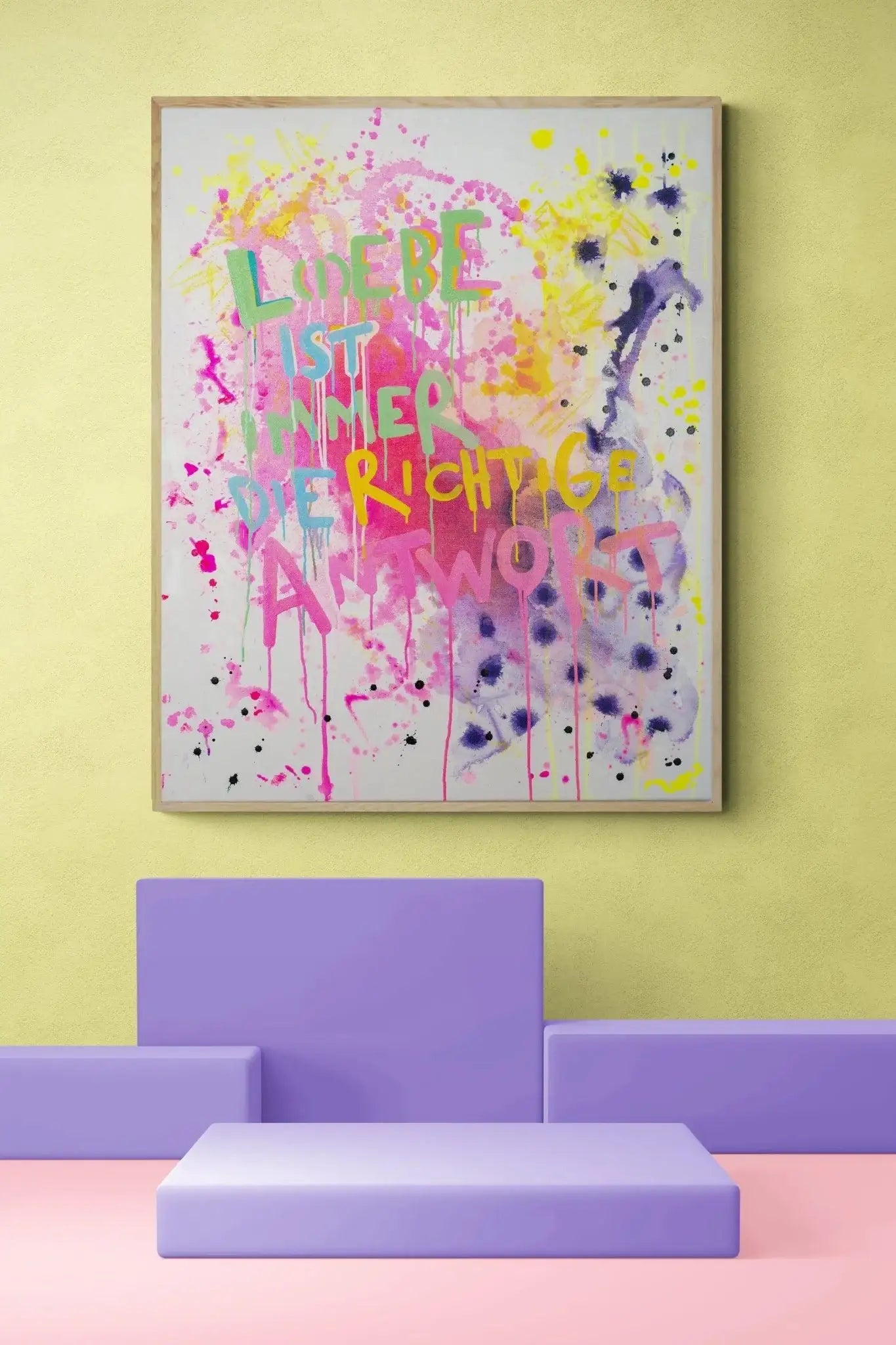 Die Antwort ┃ Canvas ┃ ORIGINAL ARTWORT - Natalie Irber