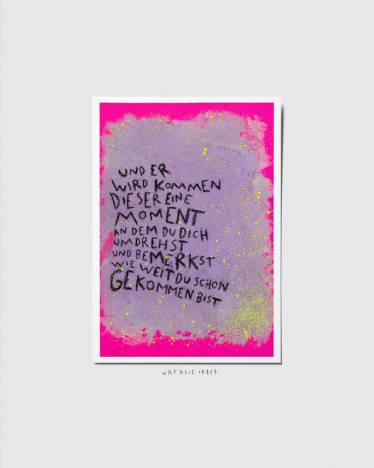 Dieser Moment┃ Postkarte