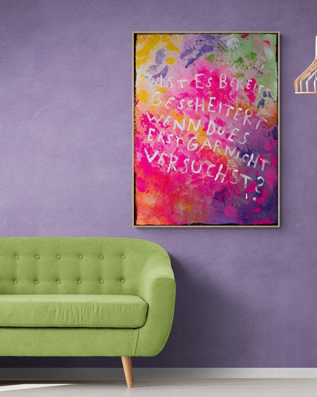 DIEVersuchung ┃ Canvas ┃ORIGINAL ARTWORK - Natalie Irber