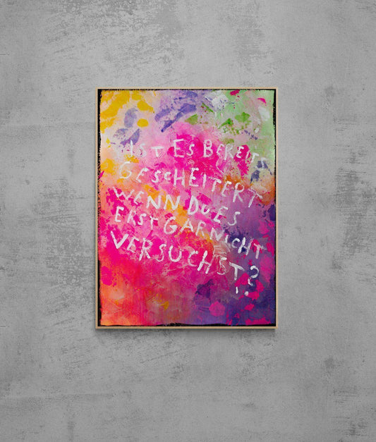 DIEVersuchung ┃ Canvas ┃ORIGINAL ARTWORK - Natalie Irber
