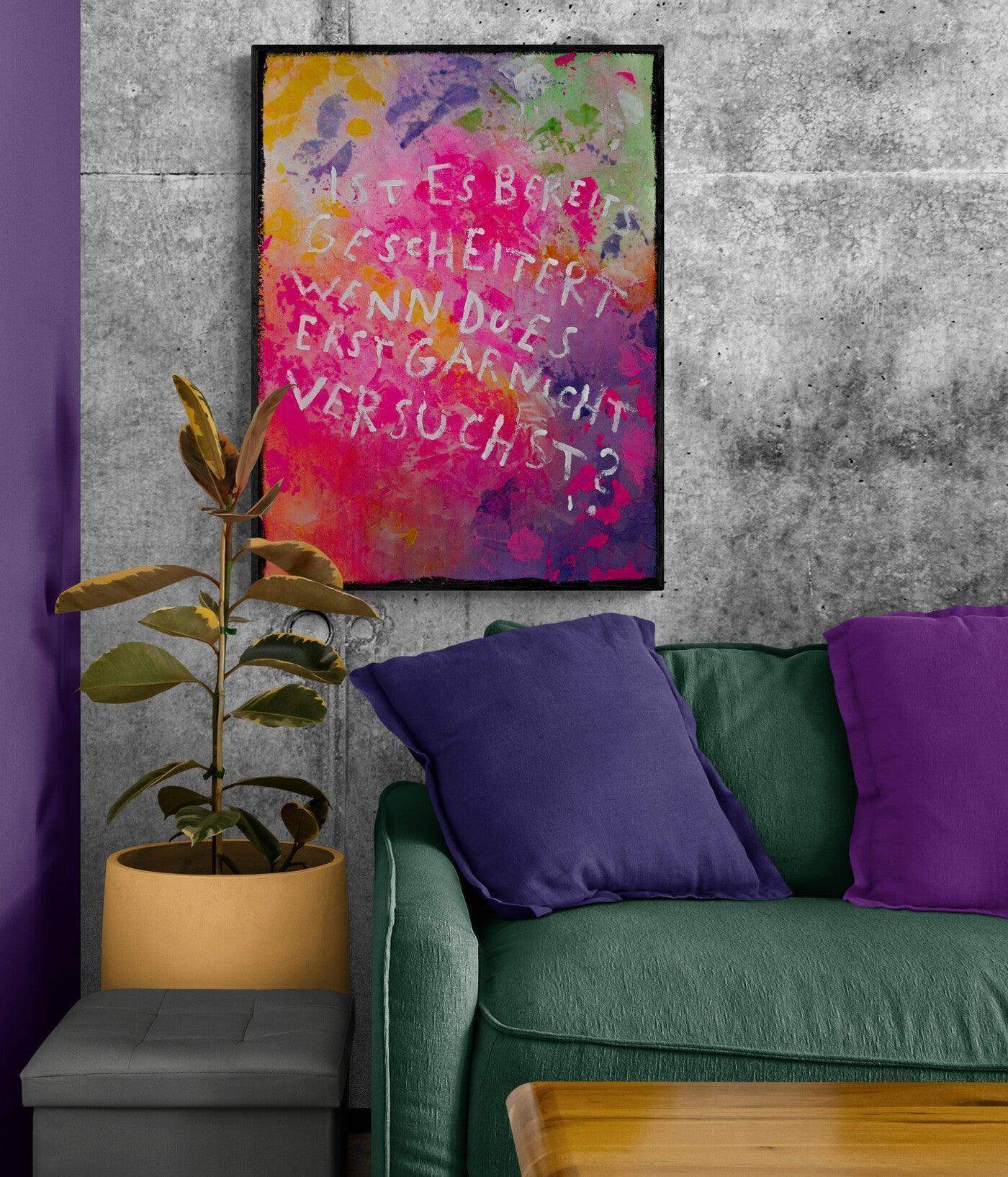 DIEVersuchung ┃ Canvas ┃ORIGINAL ARTWORK - Natalie Irber