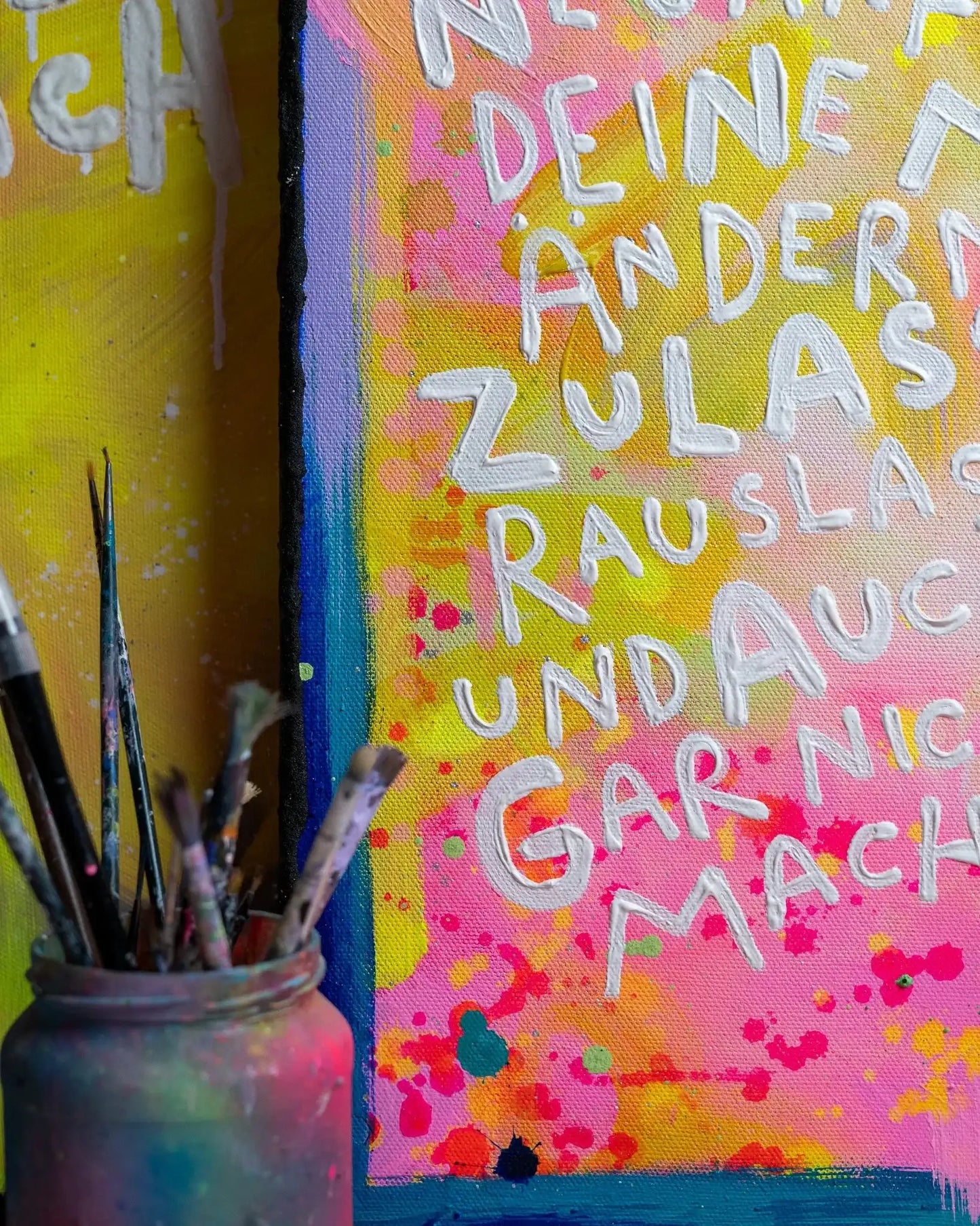 DuDarfst┃ Canvas ┃ORIGINAL ARTWORK - Natalie Irber