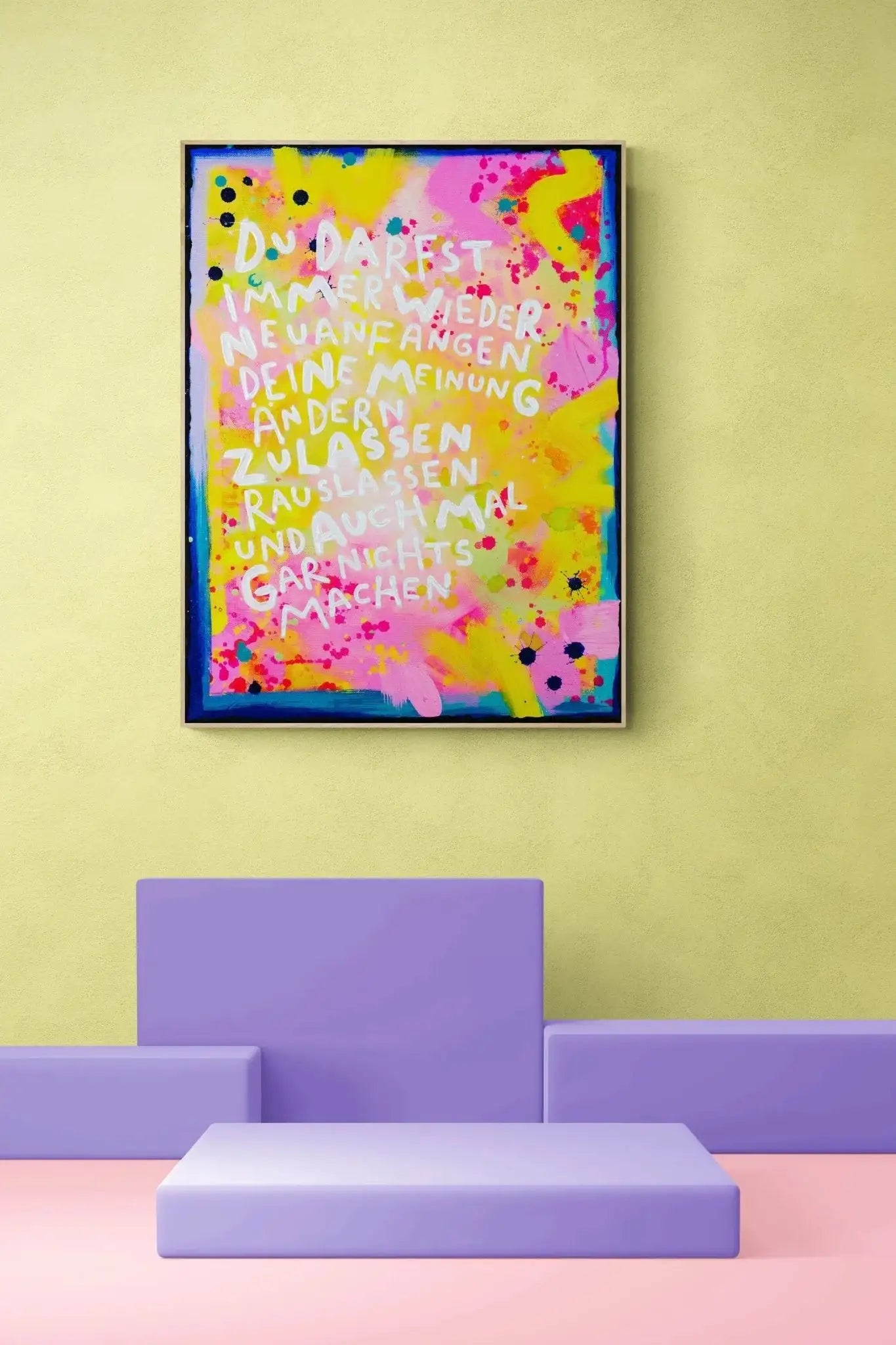 DuDarfst┃ Canvas ┃ORIGINAL ARTWORK - Natalie Irber