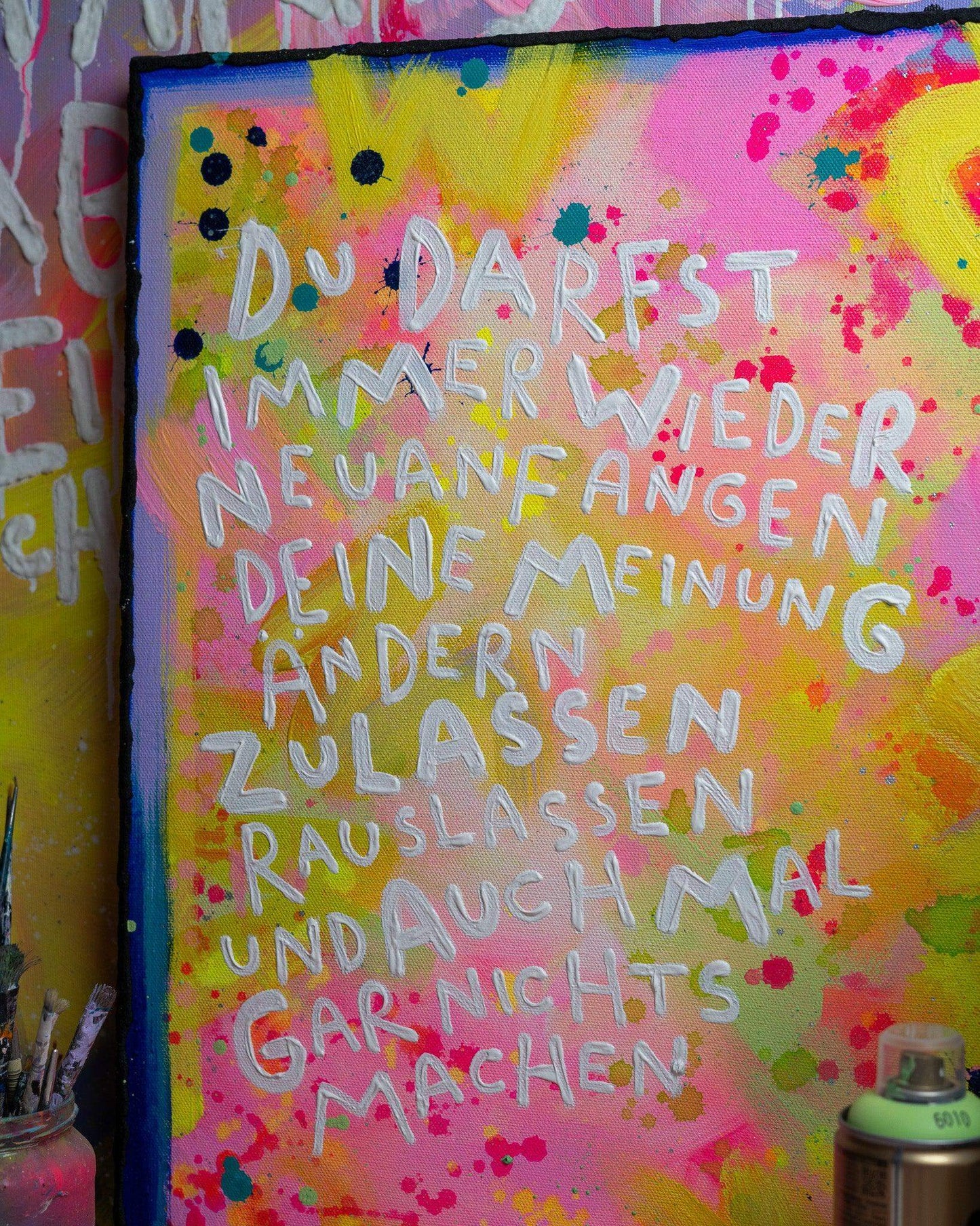 DuDarfst┃ Canvas ┃ORIGINAL ARTWORK - Natalie Irber