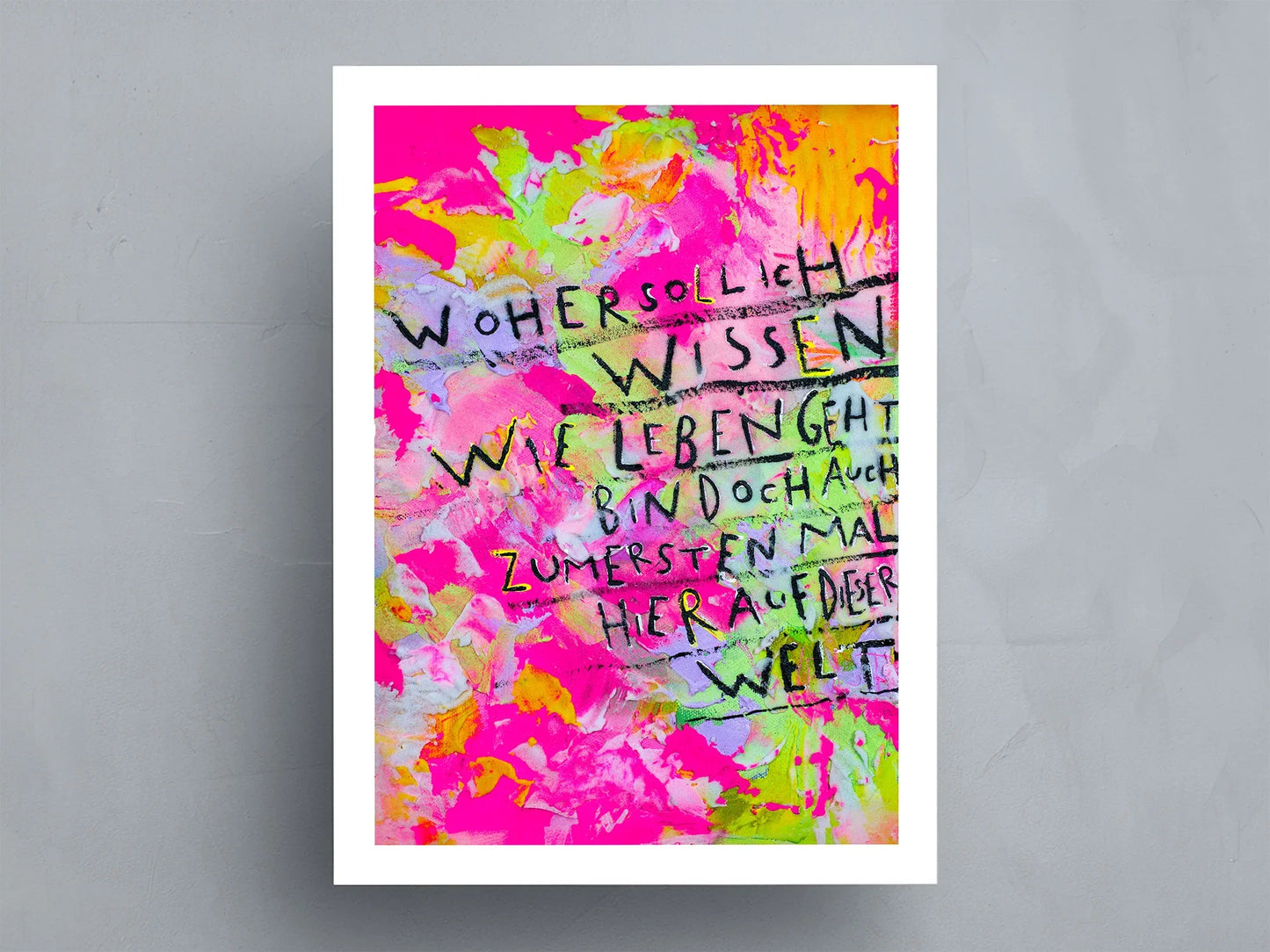 Der erste Versuch┃Print┃