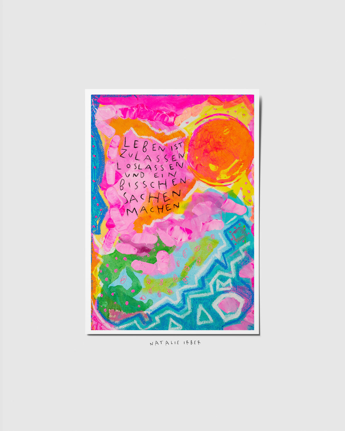 Fluss des Lebens┃ Postkarte