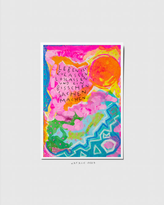 Fluss des Lebens┃ Postkarte
