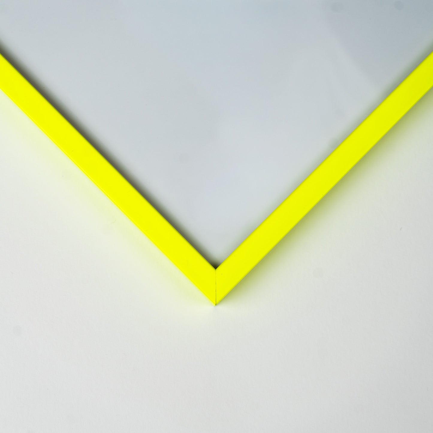 Bilderrahmen Holz Neongelb