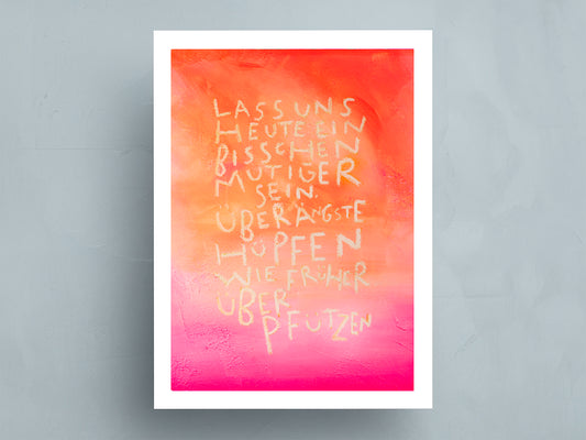 Hüpfen┃Print┃