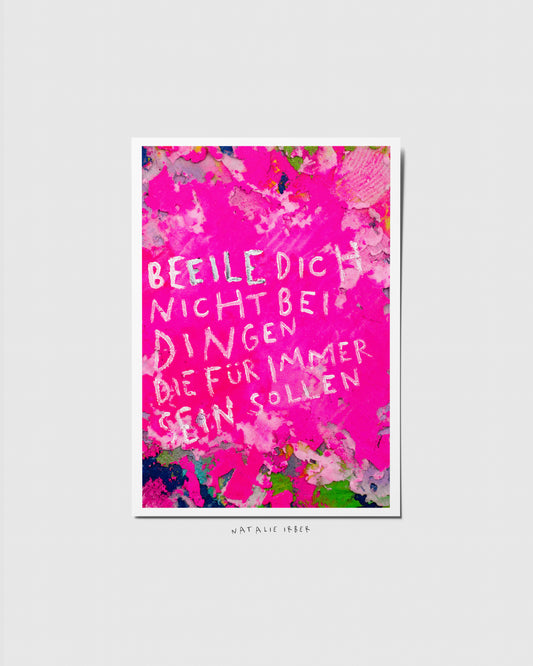 In der Ruhe┃ Postkarte