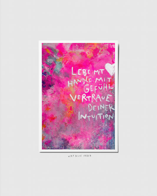 Intuition┃ Postkarte