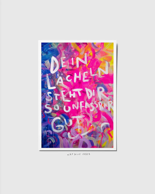 Lächeln┃ Postkarte - Natalie Irber
