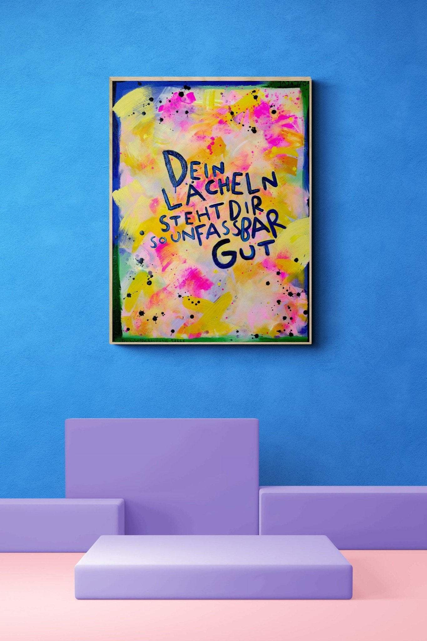 Lächeln2.0 ┃ Canvas ┃ ORIGINAL ARTWORT - Natalie Irber