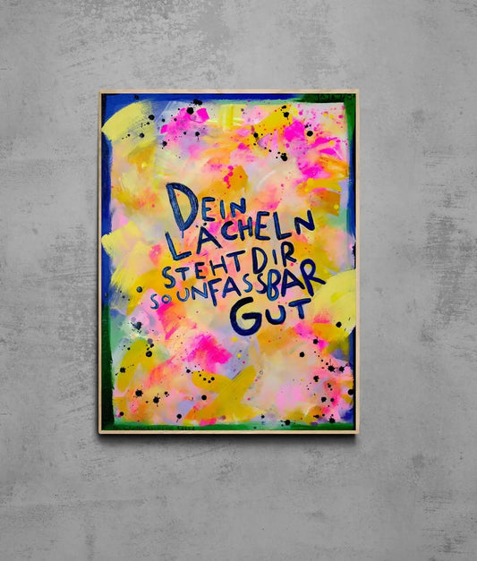 Lächeln2.0 ┃ Canvas ┃ ORIGINAL ARTWORT - Natalie Irber