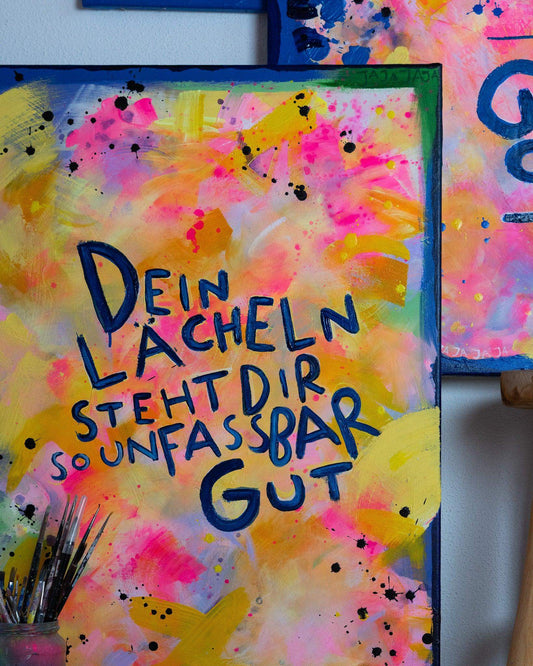 Lächeln2.0 ┃ Canvas ┃ ORIGINAL ARTWORT - Natalie Irber
