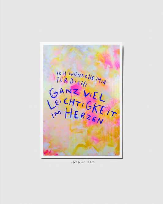 Leichtigkeit┃ Postkarte