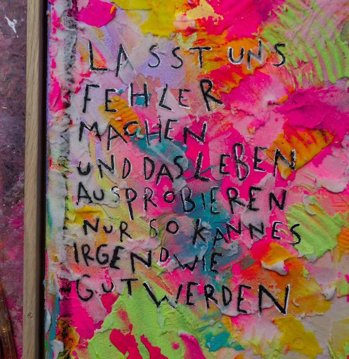 Lernhelfer ┃ Canvas ┃ORIGINAL ARTWORK - Natalie Irber