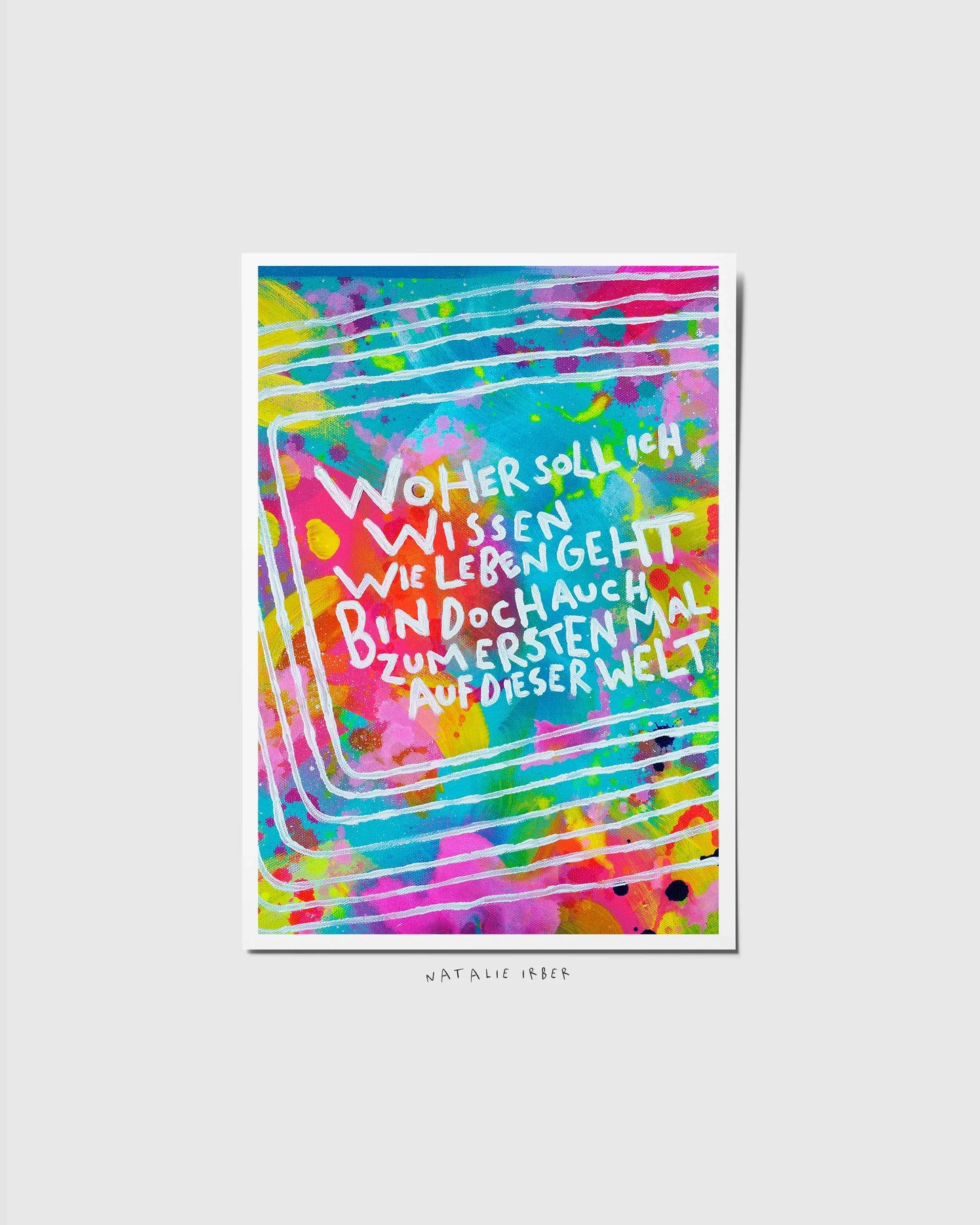 Leben1.0┃ Postkarte