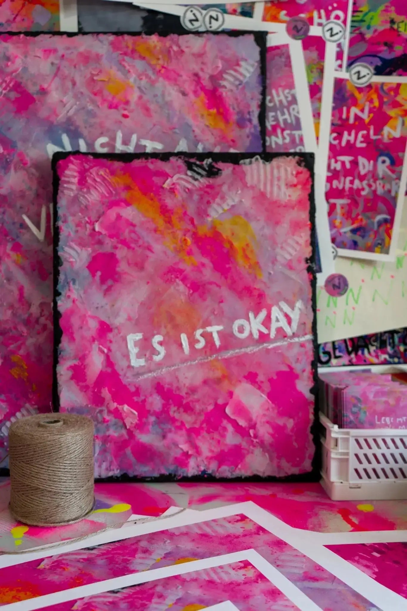OK┃ Canvas ┃ORIGINAL ARTWORK - Natalie Irber